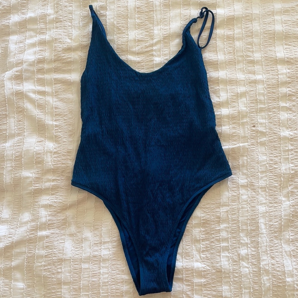 American eagle blue scoop neck bikini